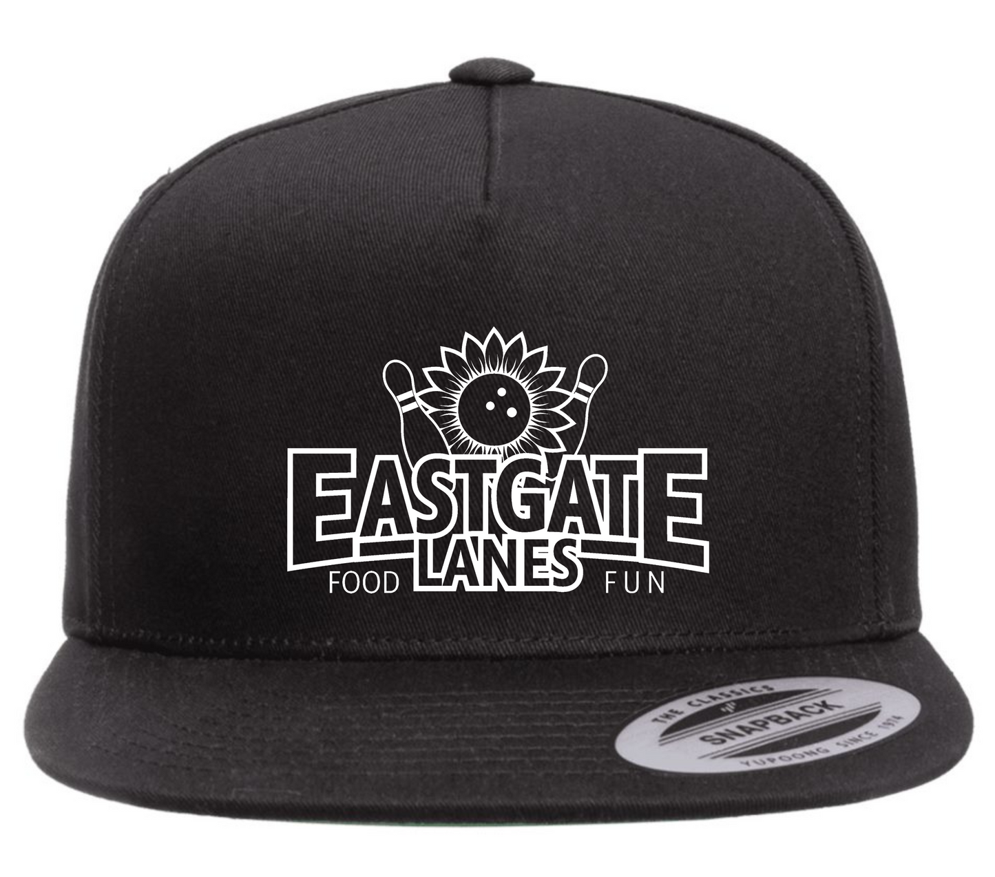 Eastgate Lanes Flat Bill Hat